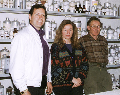 Gary Young with Henri VIaud and his wife