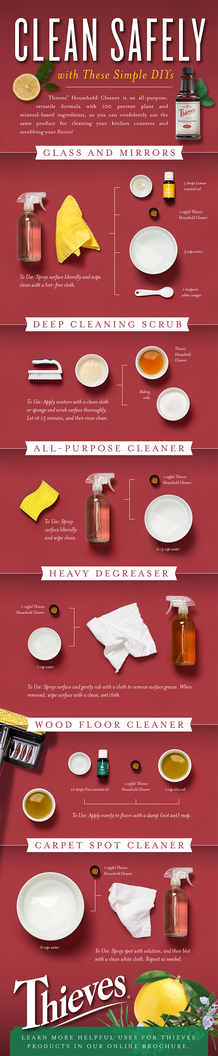 Thieves Cleaner Infographic