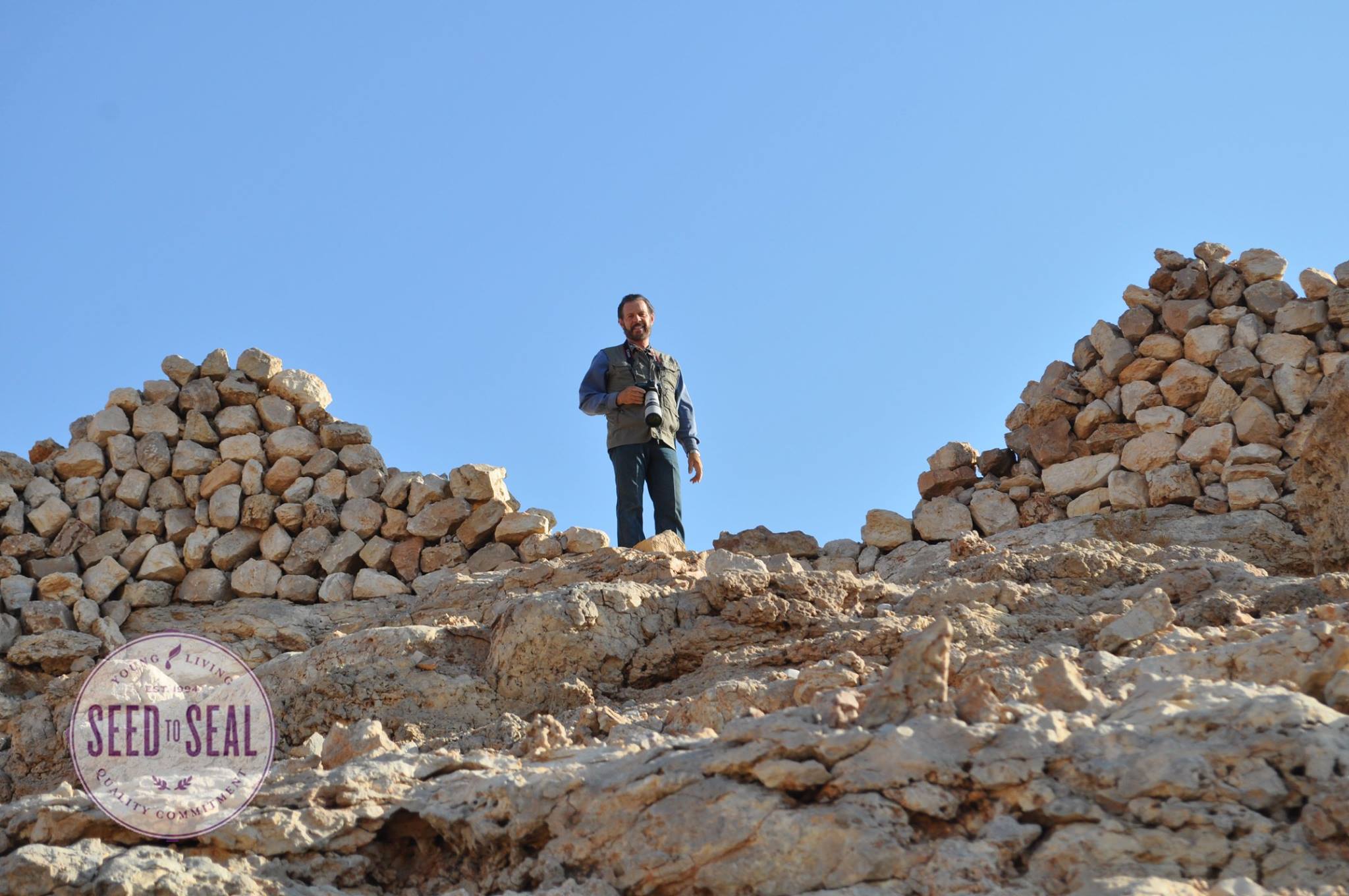 Gary Young at Sumharam ruins